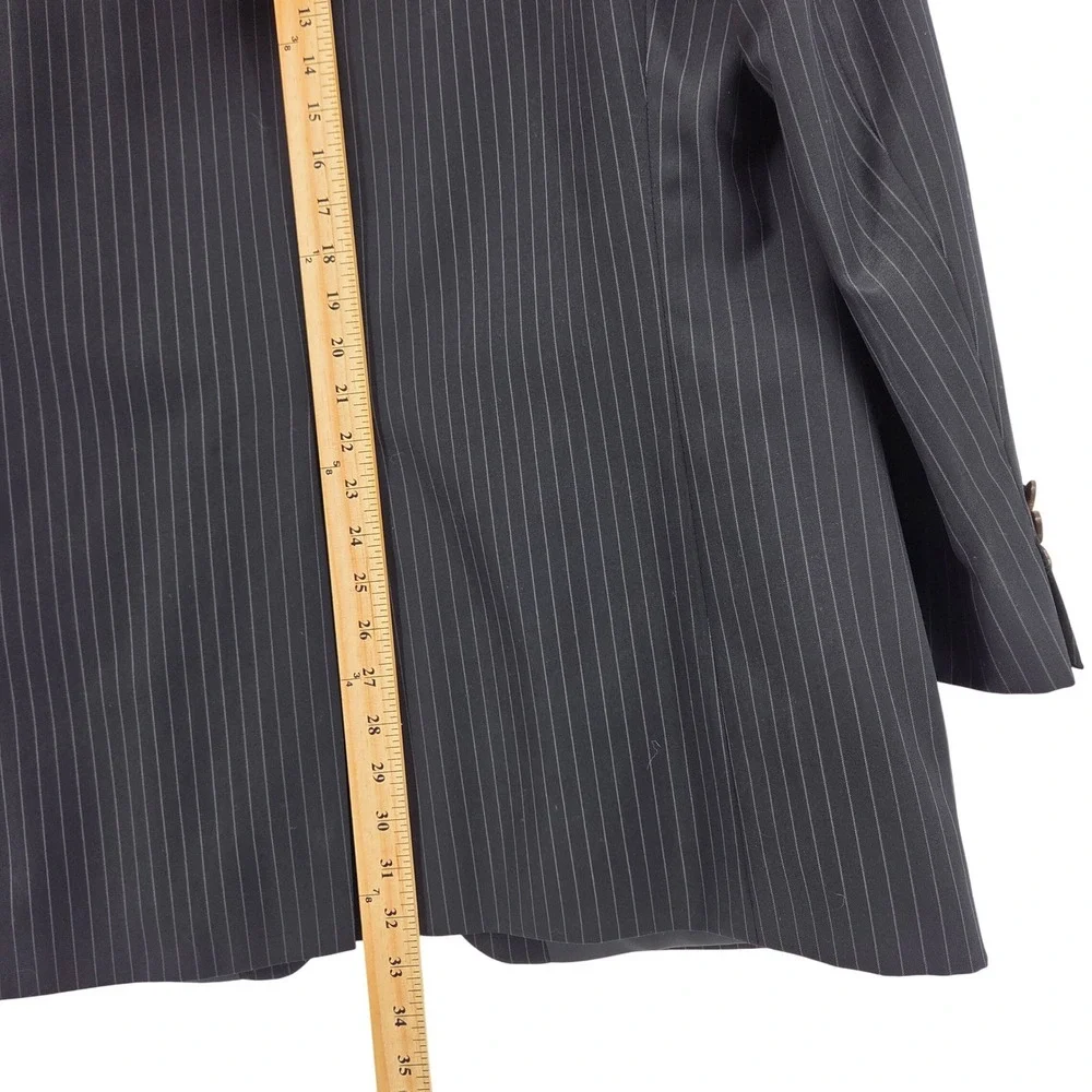Lauren Ralph‎ Lauren Men's Navy Pinstripe Wool Suit Blazer Jacket 44L